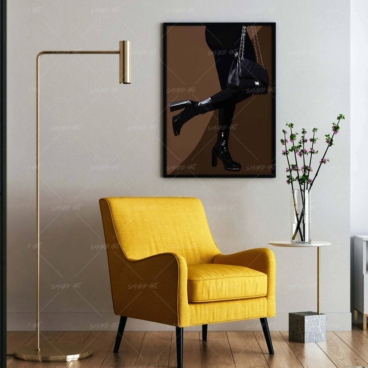 Wall Art Print, Black Outfit for Gallery Walls and Modern Room Decor, 4 Size Options, Designed for Living Rooms, Bedrooms and Home Offices image 4