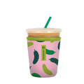 Reusable Cup Sleeve, Pickle Me Pink, Neoprene Construction for Coffee Cups, Daily Commutes and Dry Hands, 3 Size Options image 4