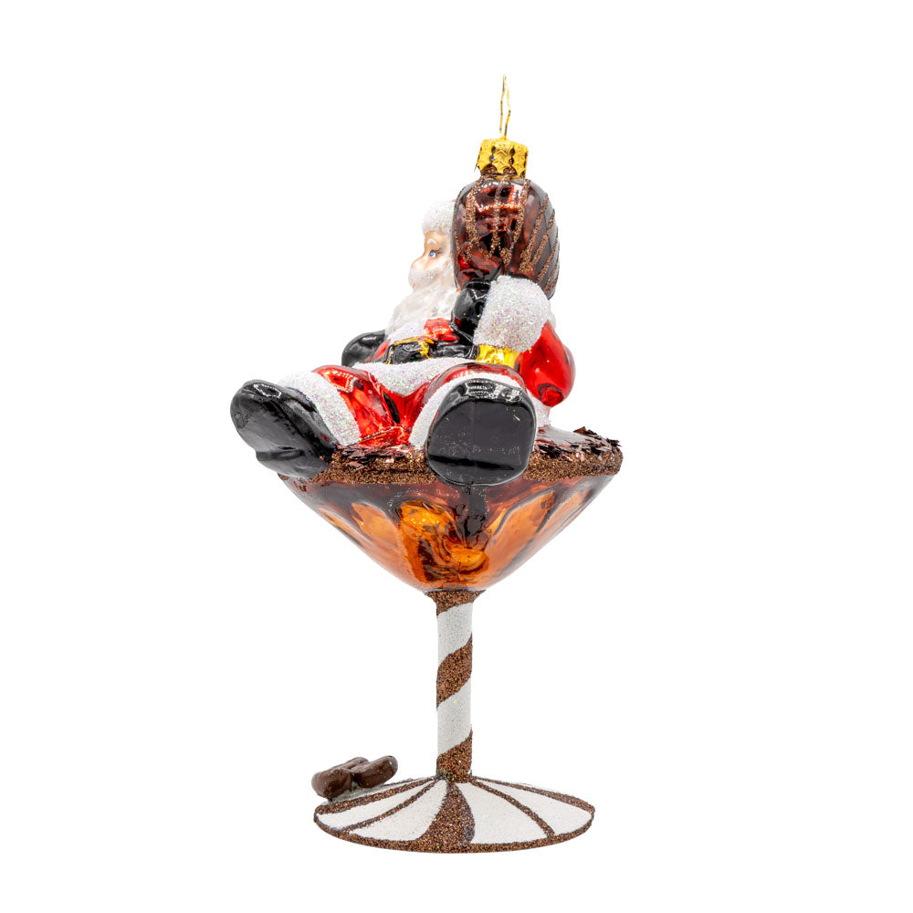Seasonal Home Decor, Santa's Merry Martini Brew for Holiday Displays, Shelves and Festive Rooms image 4