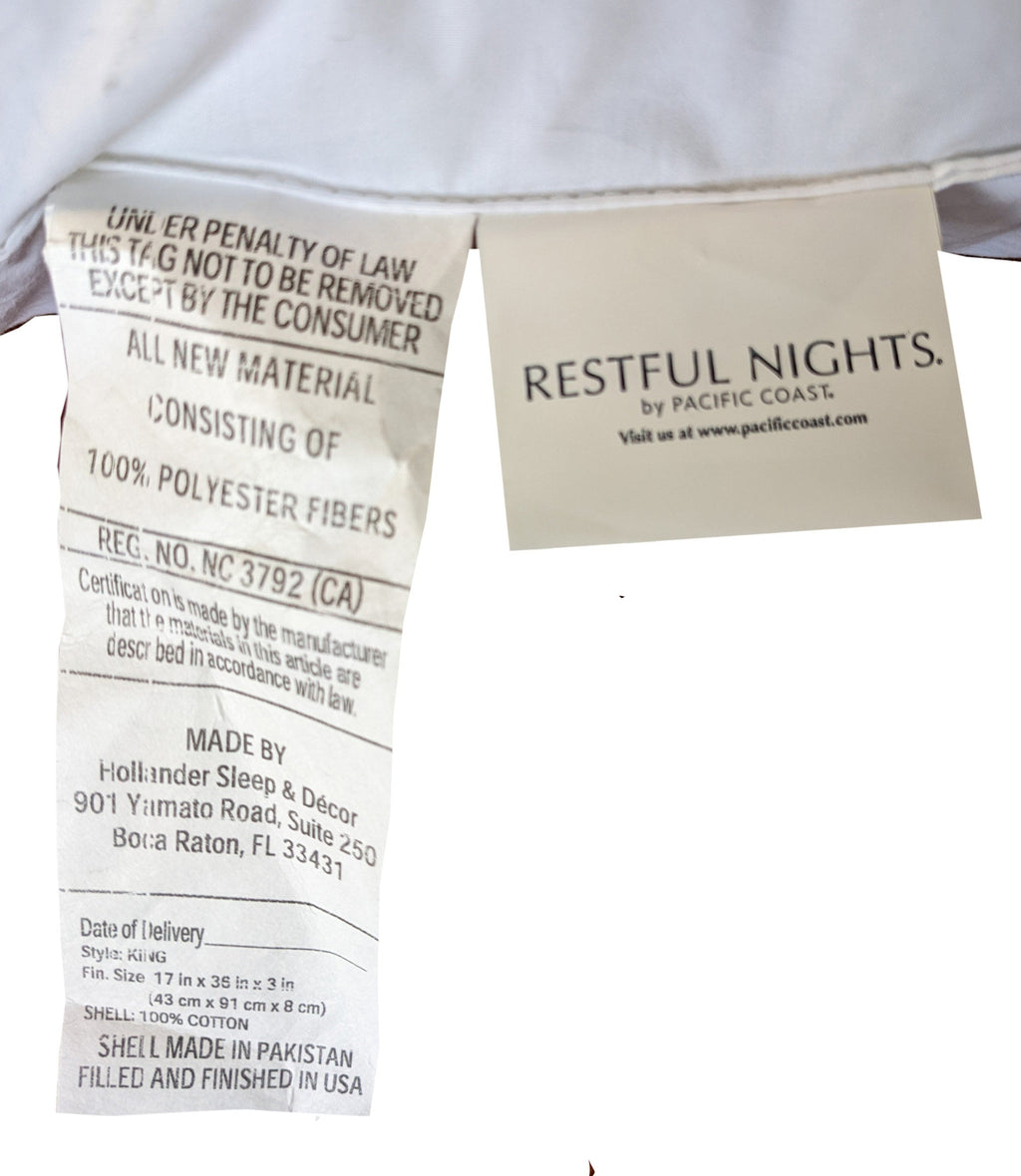Bed Pillow, Superside Gussetted Polyester Made in USA, Machine-Washable Care for Everyday Sleep and Guest Room Bedding, 3 Size Options image 4