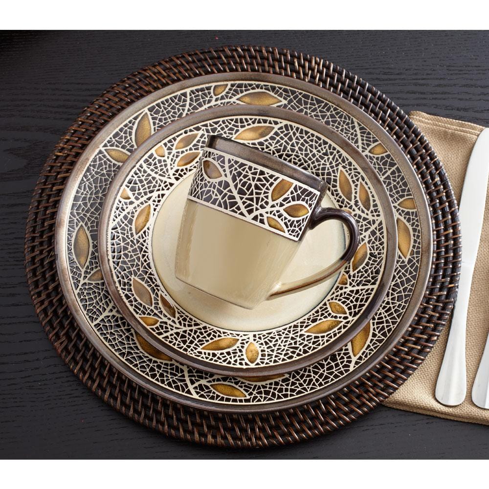 Dinnerware, Alexandria Set, Dishwasher-Safe Care for Family Dining, Serving and Entertaining, 3 Size Options image 4