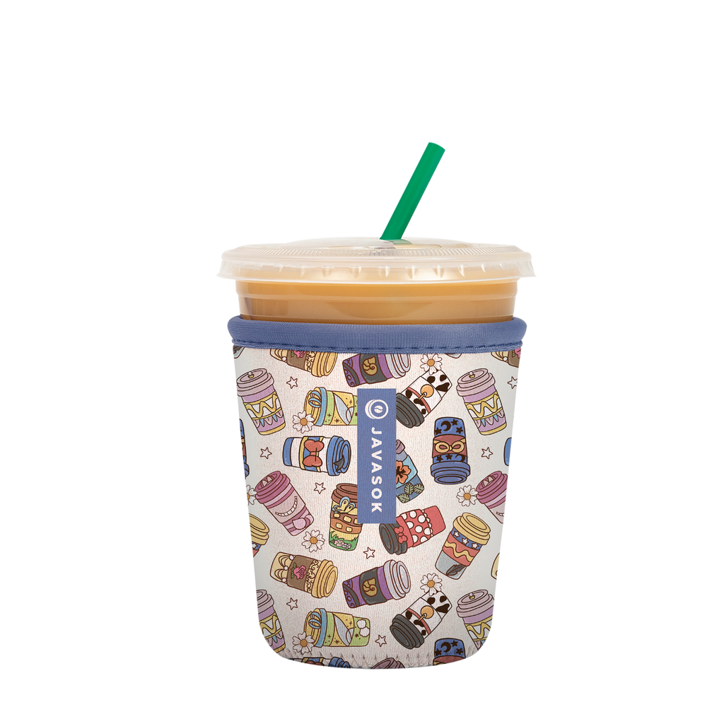 Reusable Water Bottle, JavaSok Happiest Cup, Lightweight Design, Non-Slip Design for Kitchen Tables, Workspaces and Daily Hydration image 4