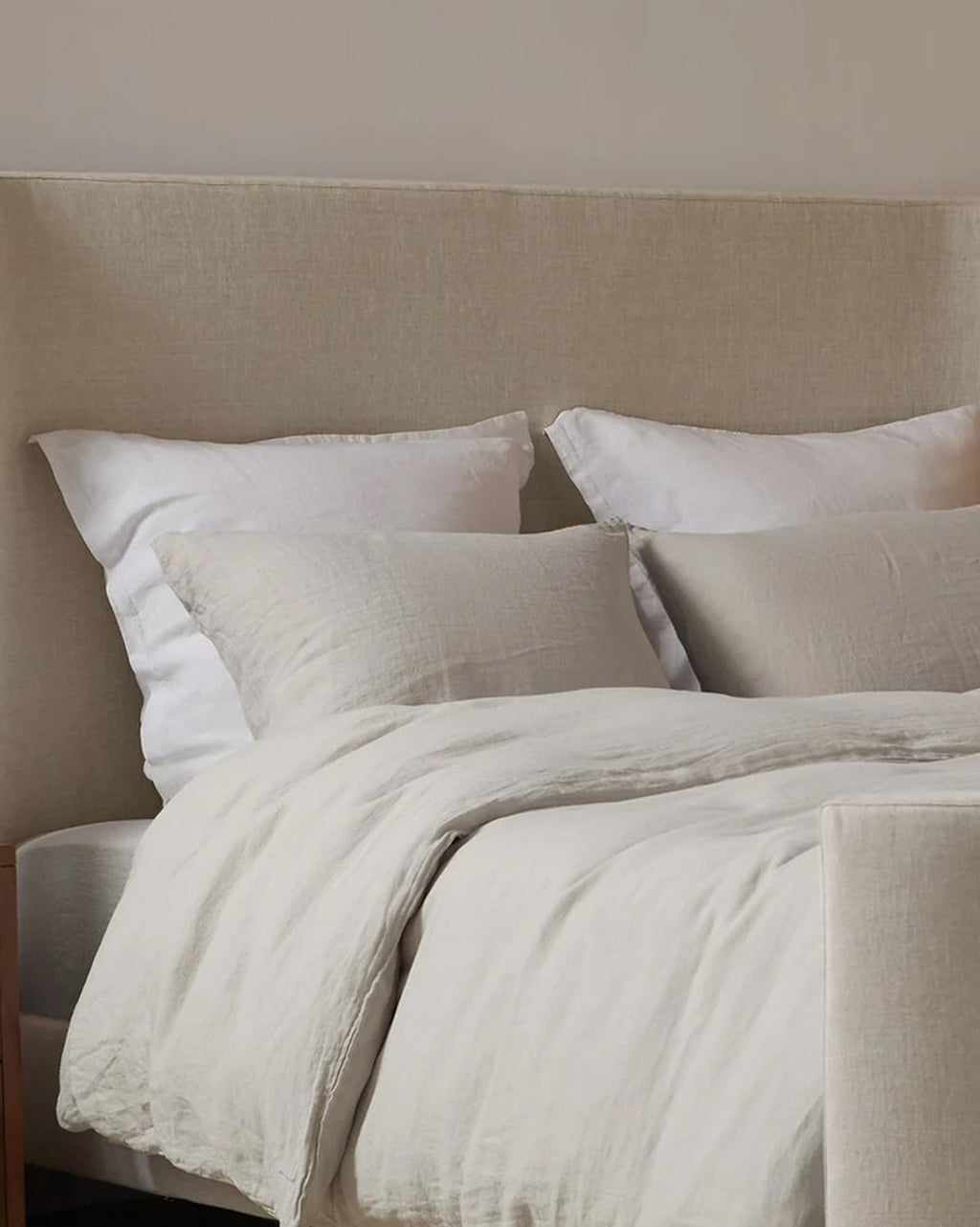 Pillowcase Set, Linen (Bone) for Guest Rooms and Daily Bedroom Comfort, 2 Size Options, Designed for Everyday Bedding and Bedroom Refreshes image 4