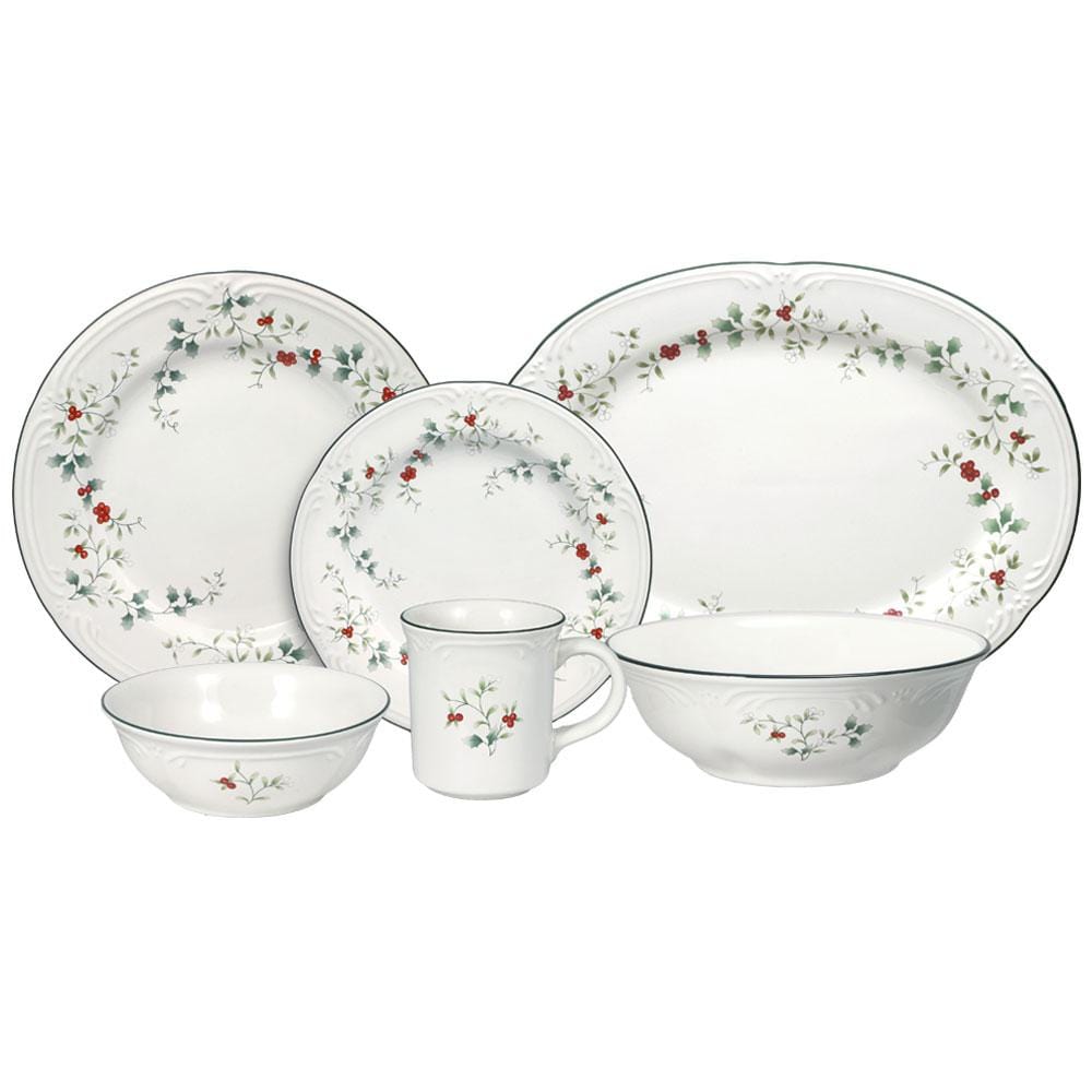 Dinnerware, Winterberry Service for 8 with Serveware, Dishwasher-Safe Care for Everyday Meals and Table Settings image 4