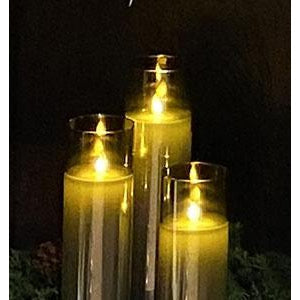Flameless Candle, Smoke Moving LED Glass Set for Bedrooms, Living Rooms and Everyday Candlelight Ambience image 4