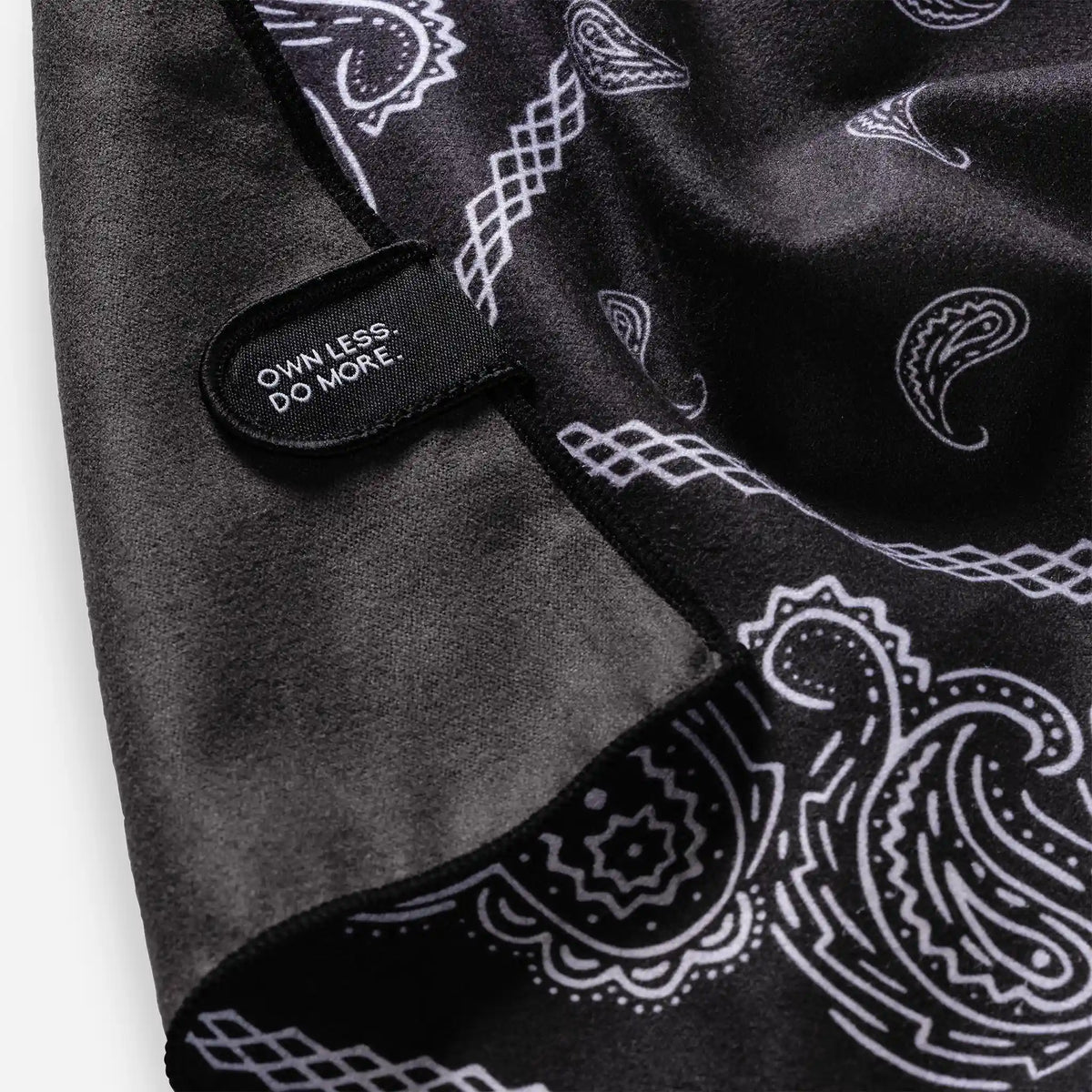 Bath Linen, Bandana Towel: Paisley Black for Daily Bathroom Routines and Guest Baths, Designed for Home Bathrooms and Everyday Care image 4