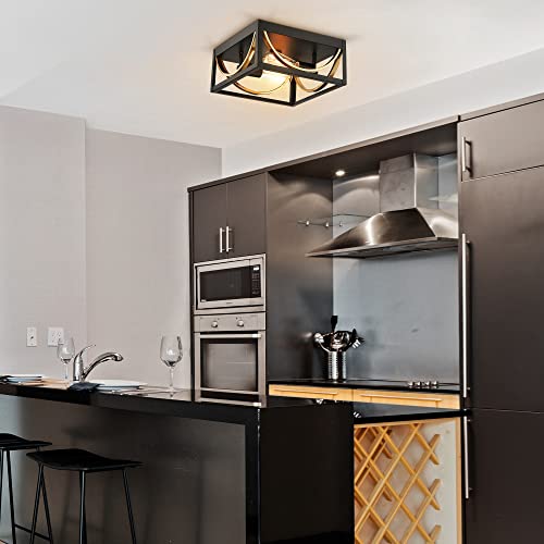 Home Lighting, Alexia 12" Flush Mount Ceiling Light Fixture for Desks, Side Tables and Warm Room Lighting image 4