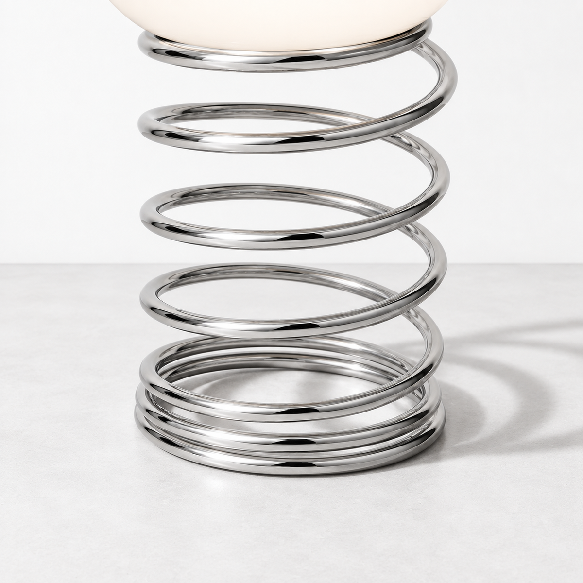 Portable Table Lamp, Spiral Spring for Desks, Side Tables and Warm Room Lighting, 2 Color Options image 4