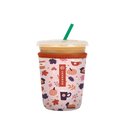 Reusable Cup Sleeve, PSL, Neoprene Construction for Coffee Cups, Daily Commutes and Dry Hands, 3 Size Options image 4