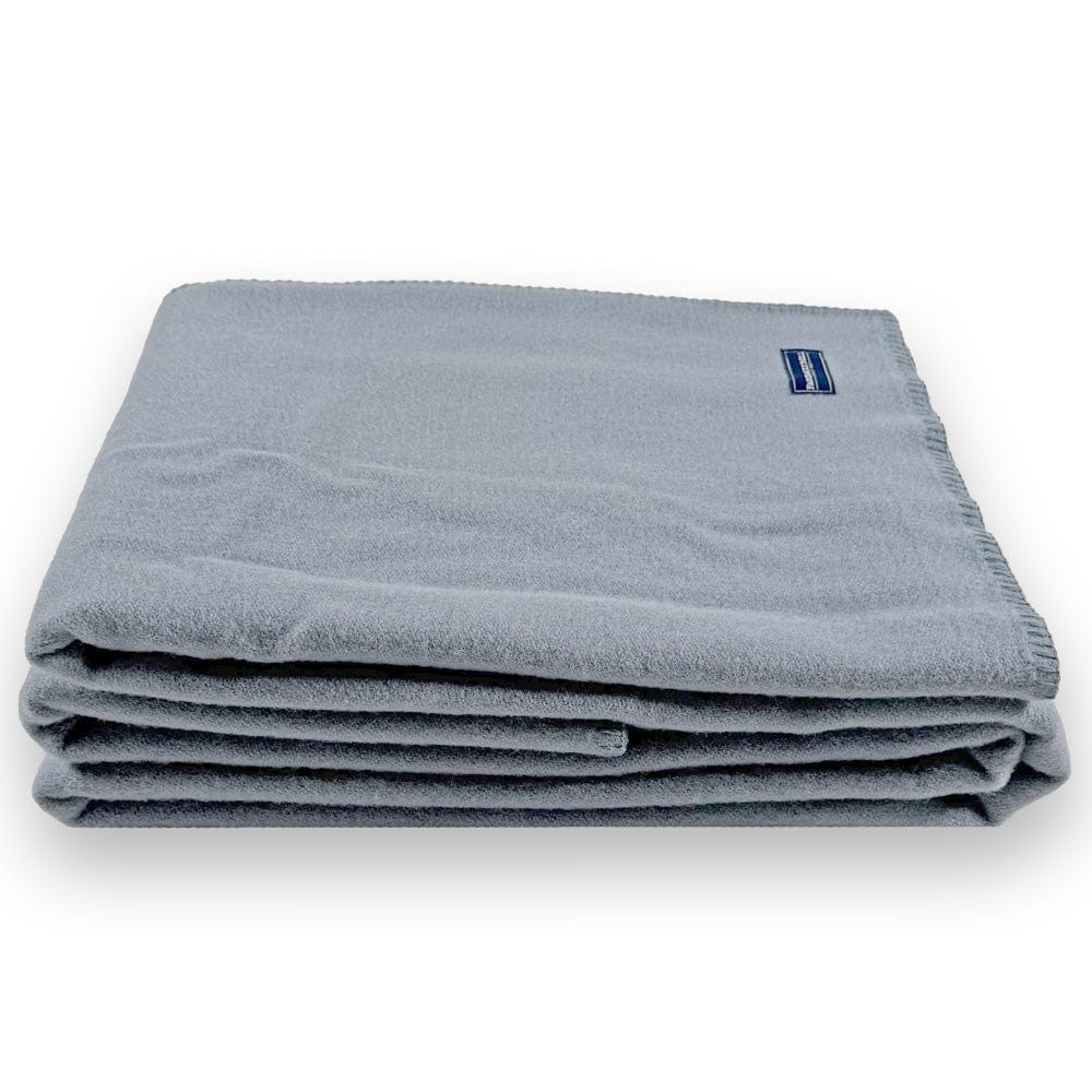 Cozy Throw Blanket, Pure & Simple Wool Sky Blue, Lightweight Design, Machine-Washable Care for Sofas, Beds and Relaxing at Home image 4