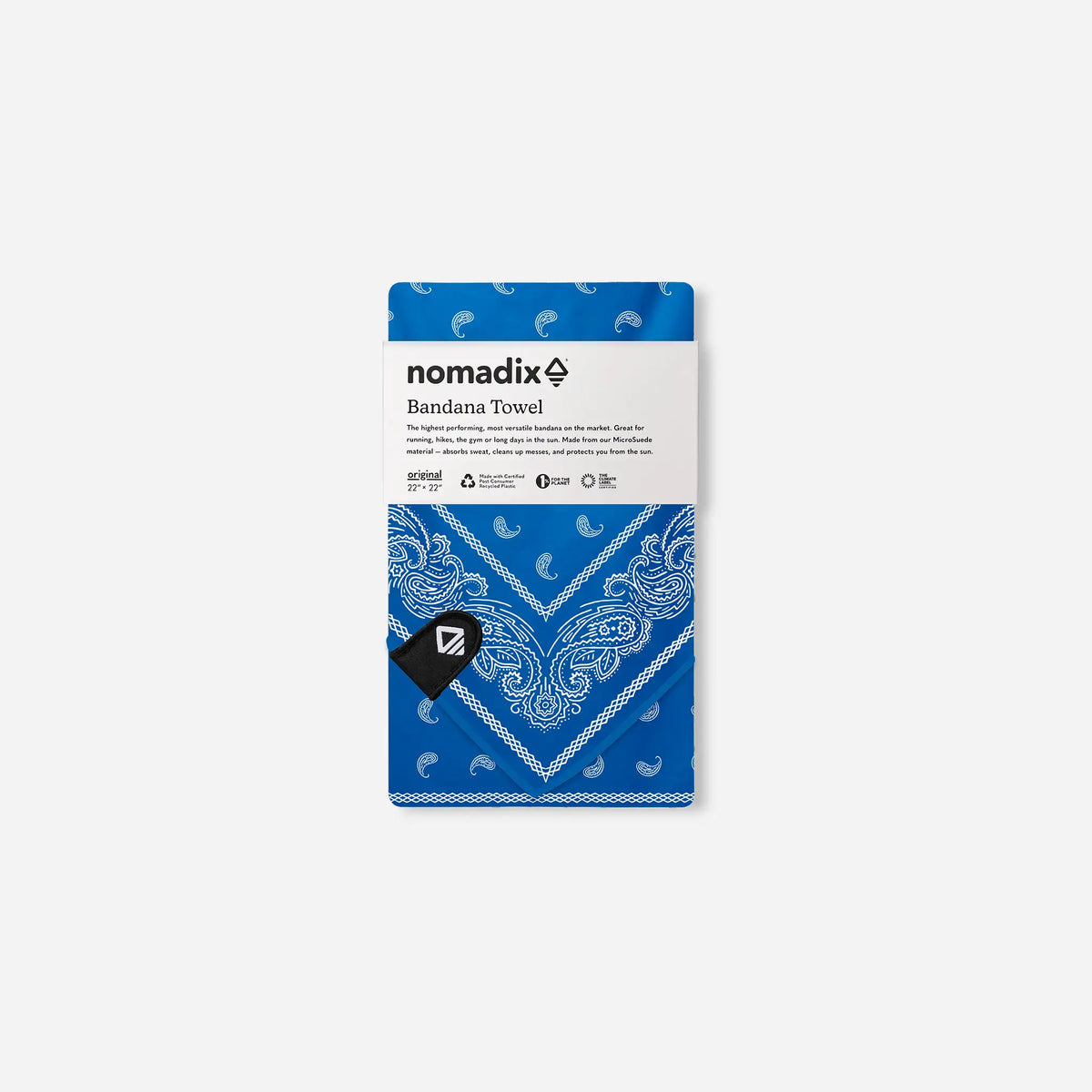 Bath Linen, Bandana Towel: Paisley Stellar Blue for Home Bathrooms and Everyday Care, Designed for Daily Bathroom Routines and Guest Baths image 4
