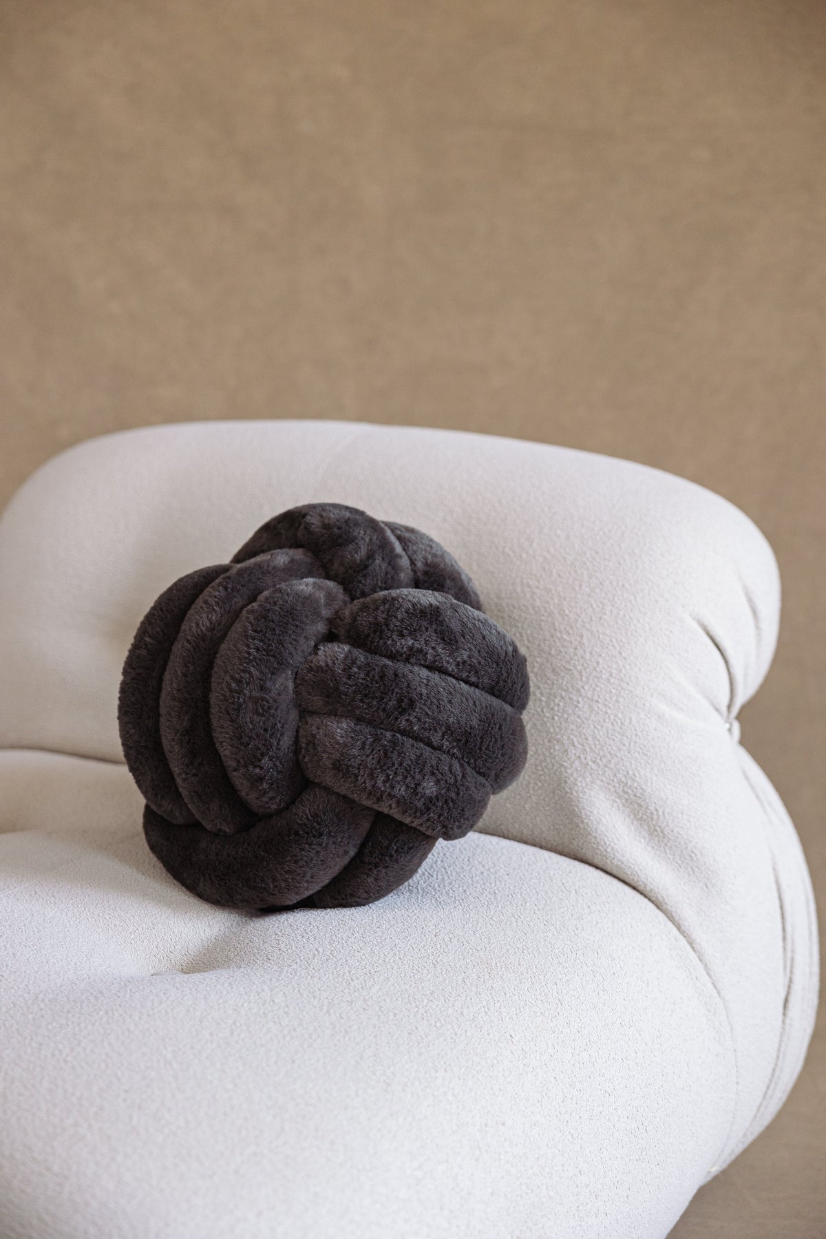 Bed Pillow, Knotty Charcoal for Sleeping, Reading and Bedroom Comfort, Designed for Everyday Sleep and Guest Room Bedding image 4