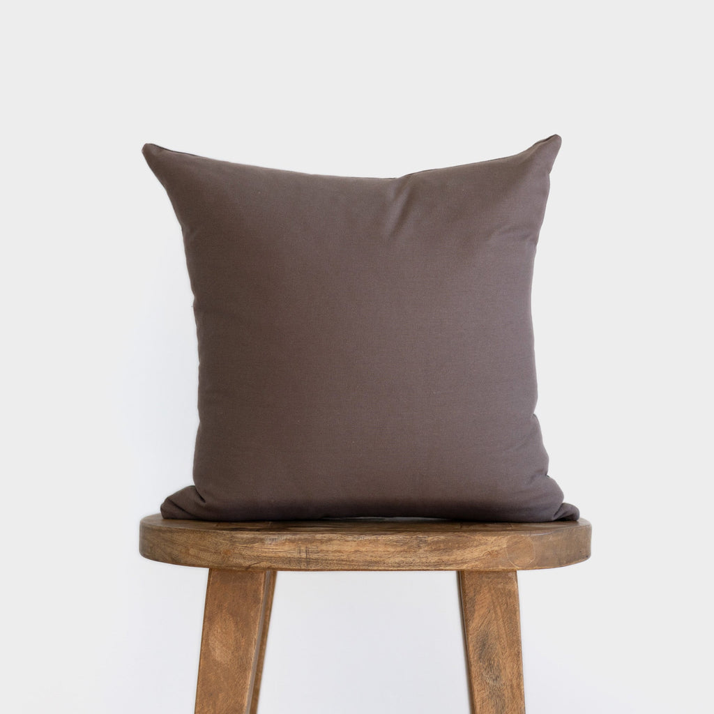 Decorative Pillow Cover Set, Mocha Basics 18" 22" 26" 12x20", Machine-Washable Care for Bedroom Styling and Living Room Decor image 4