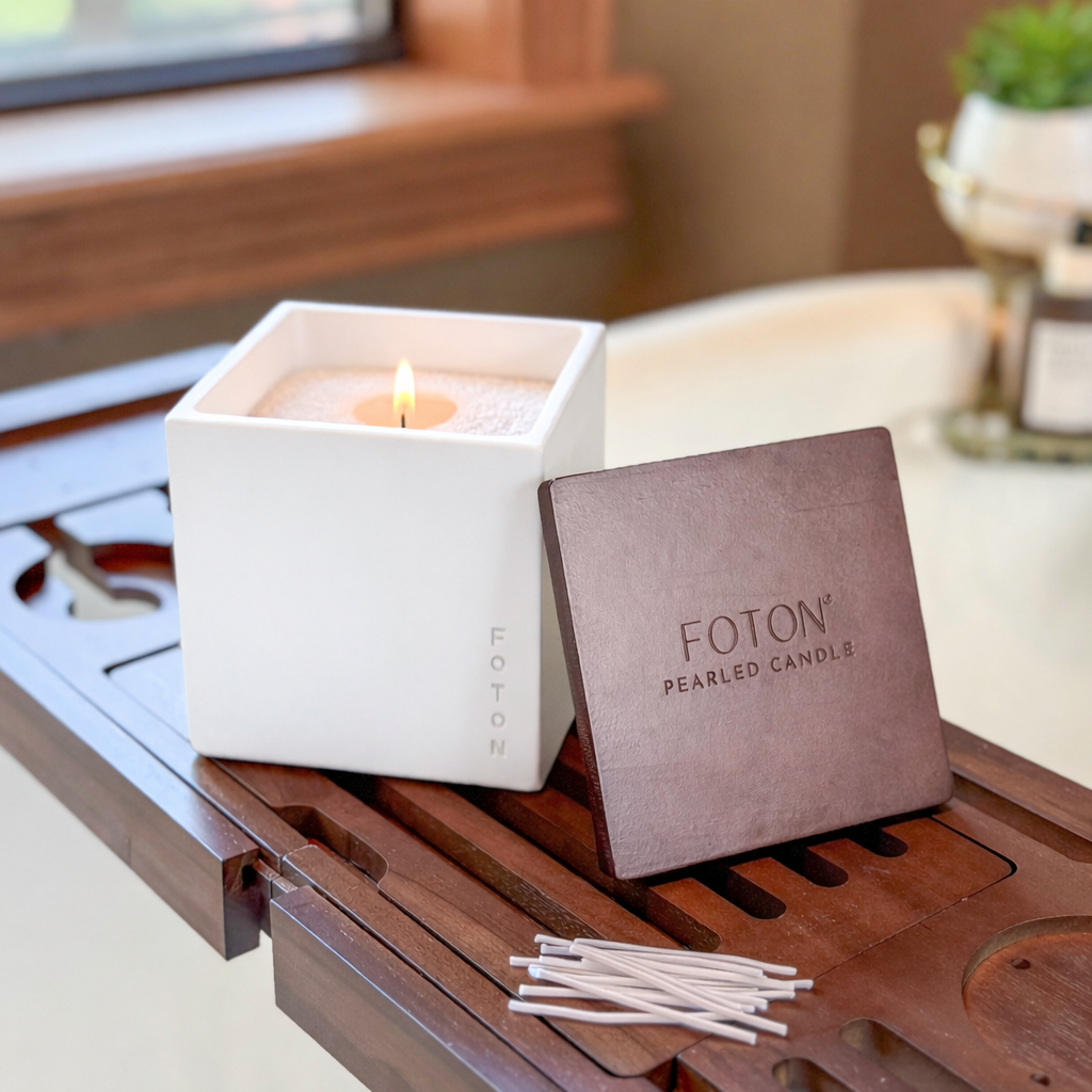 Decorative Candle, Le Cube for Living Rooms, Bedrooms and Relaxing Evenings, 9 Scent Options image 4
