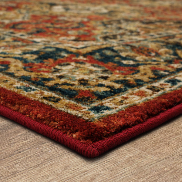 Area Rug, Spice Market Dhahar Garnet for Hallways, Dining Spaces and Home Decor, 5 Size Options image 4