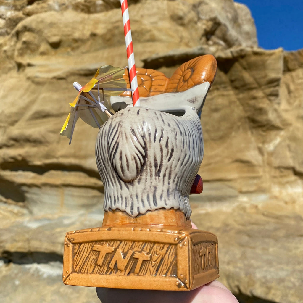 Coffee Mug, Tiki tOny's KAO POW Thunder Goat Tiki, Ceramic Construction for Everyday Drinks, Home and Entertaining image 4