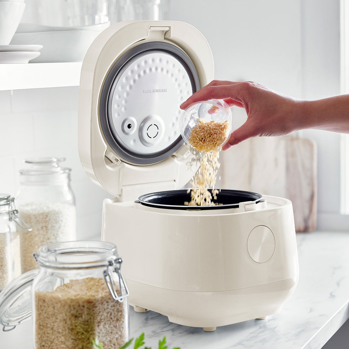 Drinkware, Bistro 8 Cup Carb Reducing Rice Cooker Cloud for Everyday Drinks, Home and Entertaining image 4
