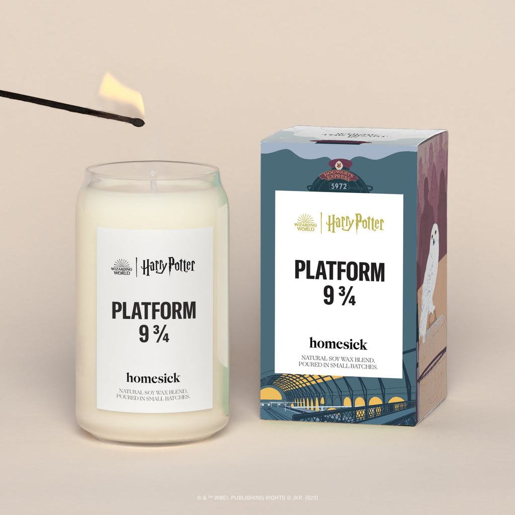 Scented Candle, Harry Potter Platform 9 ¾ for Living Room Ambience, Mantel Displays and Home Fragrance image 4
