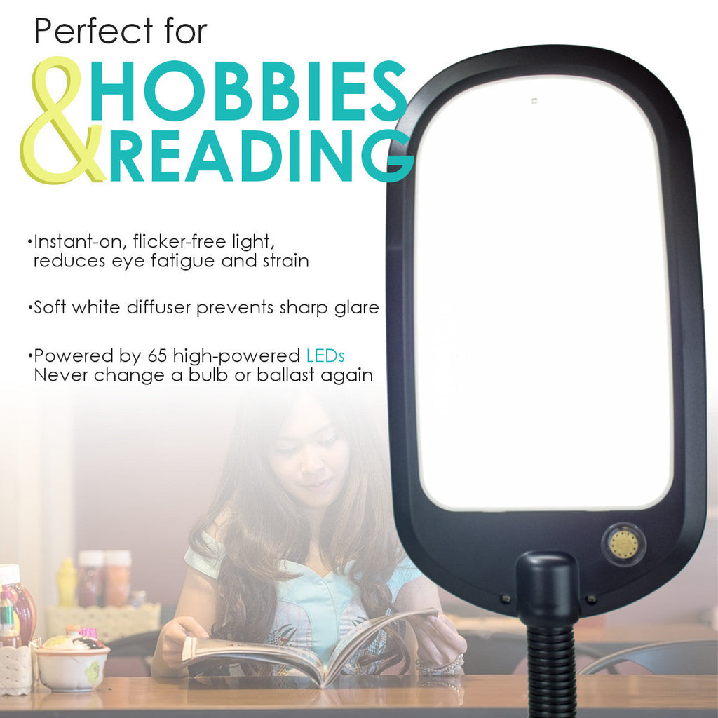 Home Lighting, 26"H Slim Design LED Bright Reader Natural for Bedrooms, Living Rooms and Reading Corners image 4