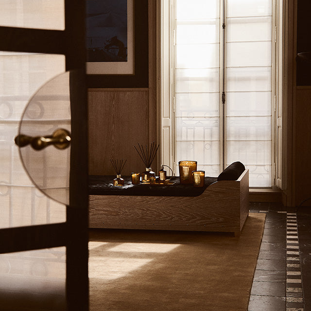Decorative Candle, Altair Small (Oud & Peony) for Entryways, Mantels and Everyday Home Ambience image 4