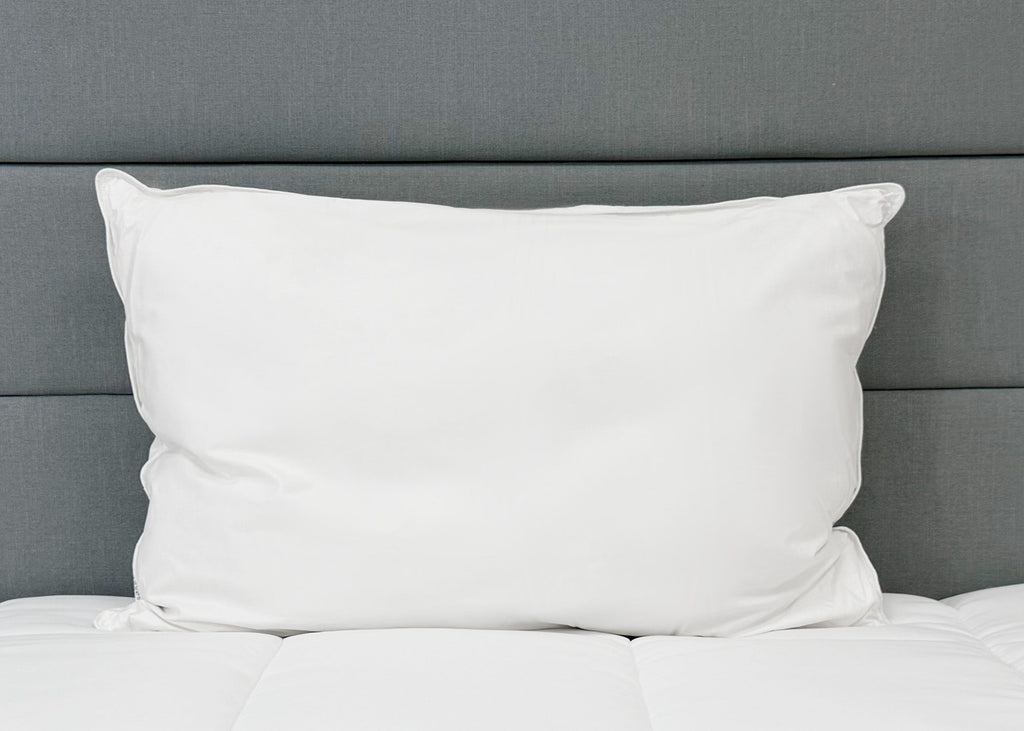 Bed Pillow, High End White Goose Down Soft Support for Sleeping, Reading and Bedroom Comfort, 3 Size Options image 4