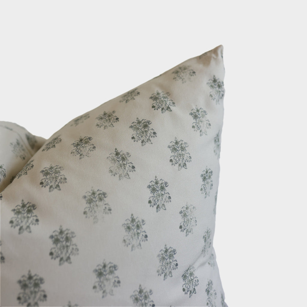 Decorative Pillow Cover Set, Lyla in Blue 18" 22" 24" 26", Machine-Washable Care for Bedroom Styling and Living Room Decor, 5 Size Options image 4