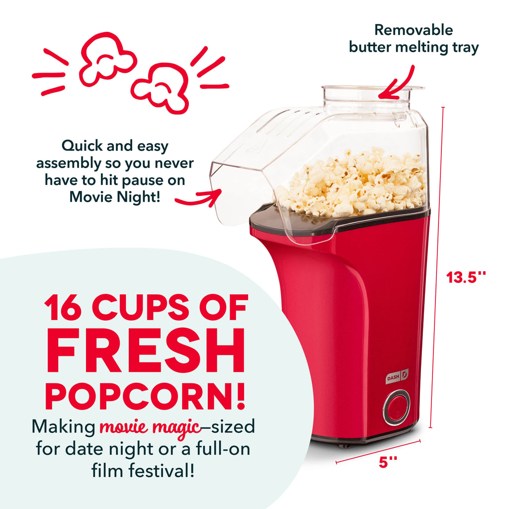 Stovetop Popcorn Popper, Fresh Pop Maker, Non-Slip Design for Stovetop Popping, Family Treats and Home Kitchens, 6 Color Options image 4