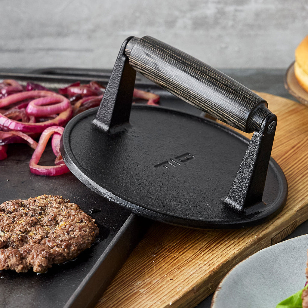 by GreenPan 6.5" Cast Iron Round Grill Press image 4