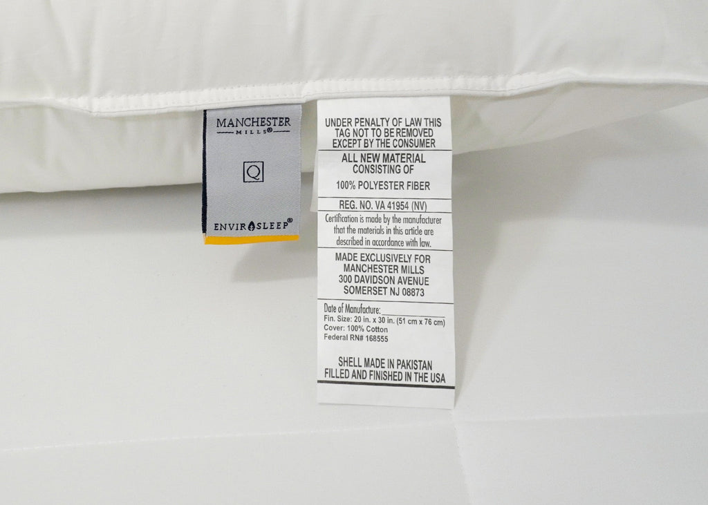 Bed Pillow, Envirosleep Dream Memories Memorelle Fiber, Breathable Construction for Everyday Sleep and Guest Room Bedding, 4 Size Options image 4