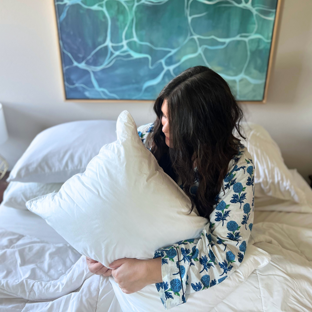 Bed Pillow, Blue Label Firm Featured At Many Choice Hotel, Machine-Washable Care for Sleeping, Reading and Bedroom Comfort, 3 Size Options image 4