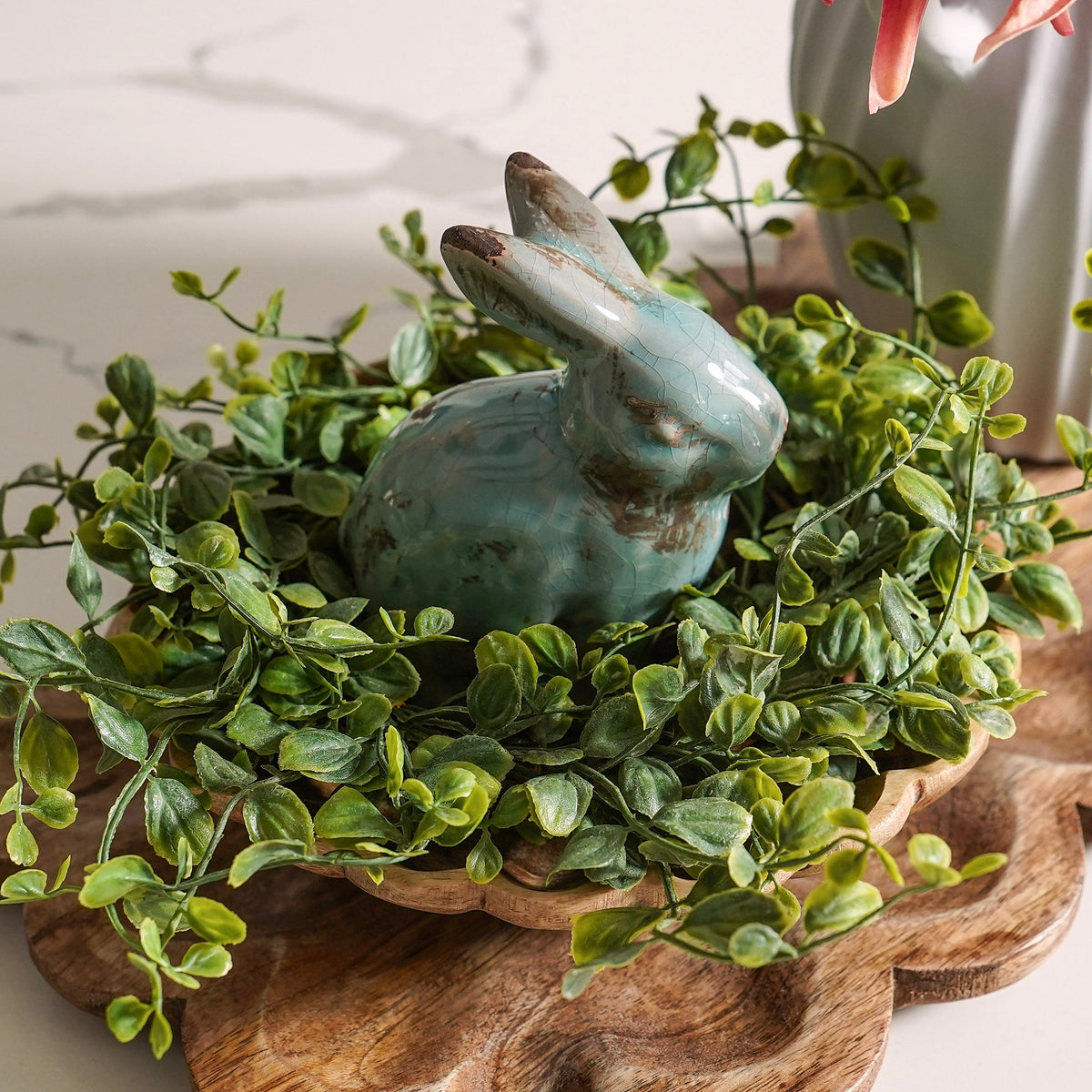Decorative Candle, Whisperleaf Ring 10", Lightweight Design for Living Rooms, Bedrooms and Relaxing Evenings image 4