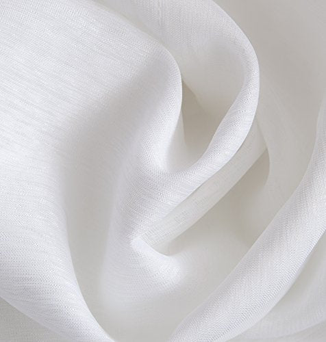 Window Curtain, Victoria Semi Sheer Grommet Panels for Windows, Room Styling and Everyday Privacy, 14 Sizes and 28 Colors image 4