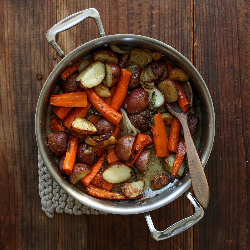 Bake & Roast Pan, Stainless Steel Roasting for Family Meals, Sheet Pan Recipes and Daily Kitchen Prep image 4