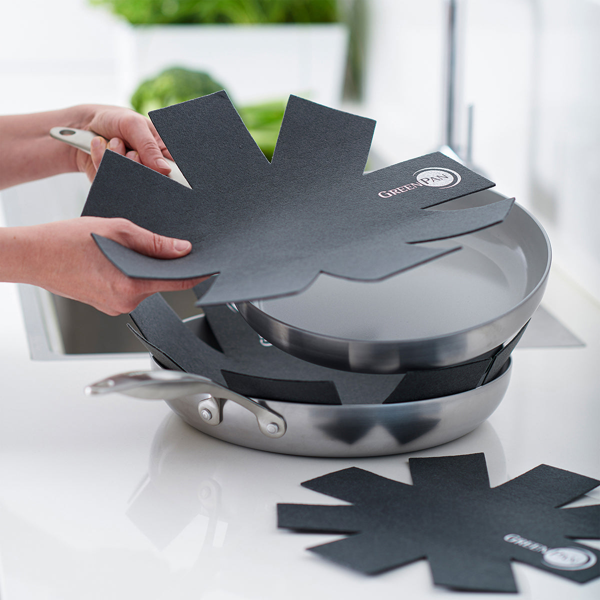 Kitchen Cookware, 3 Pan Protectors for Everyday Meals and Home Cooking, Designed for Stovetop Cooking and Daily Meal Prep image 4