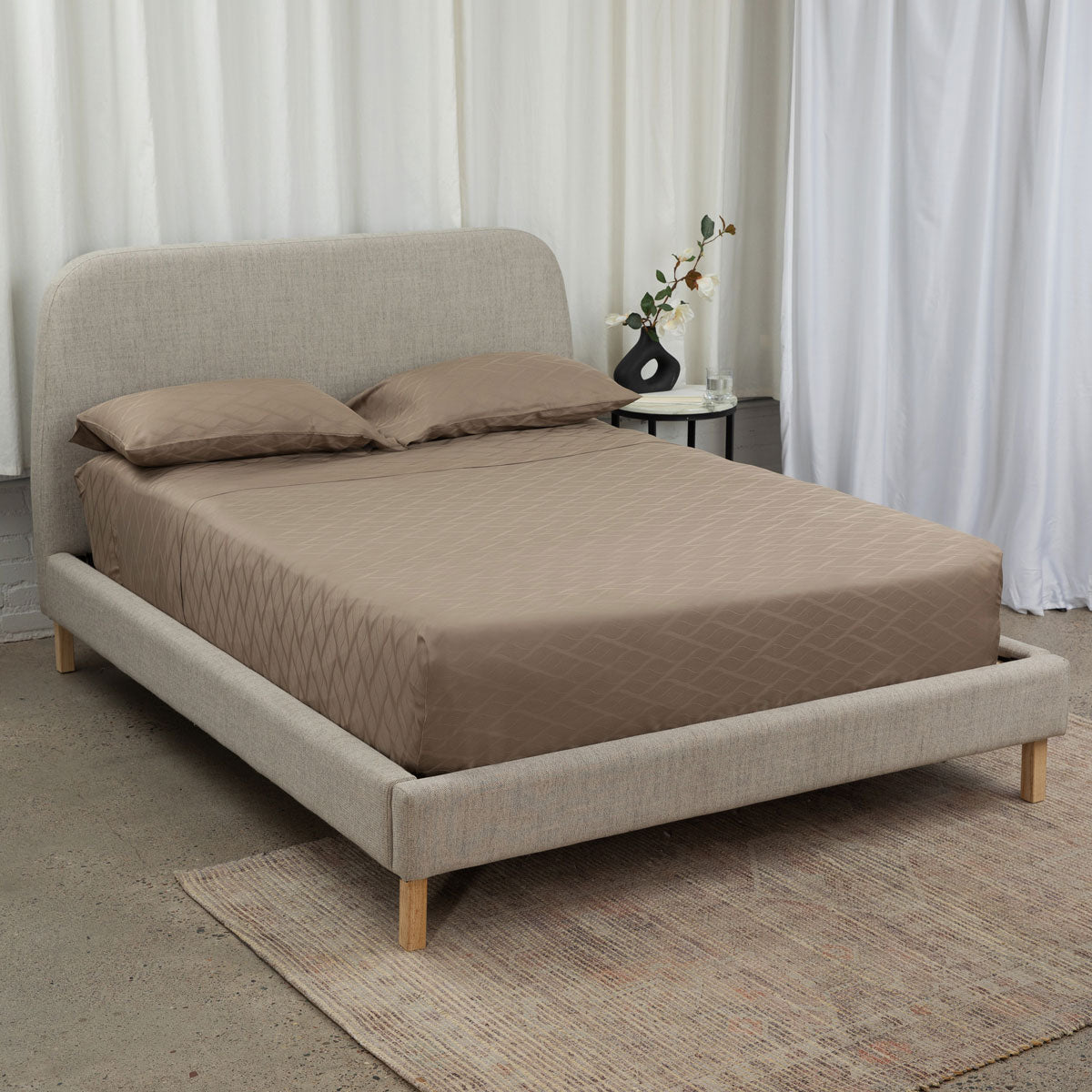 Bed Sheet Set, Bamboo Exclusive Patterns, Cooling Comfort, Breathable Construction for Everyday Bedroom Comfort and Guest Rooms image 4