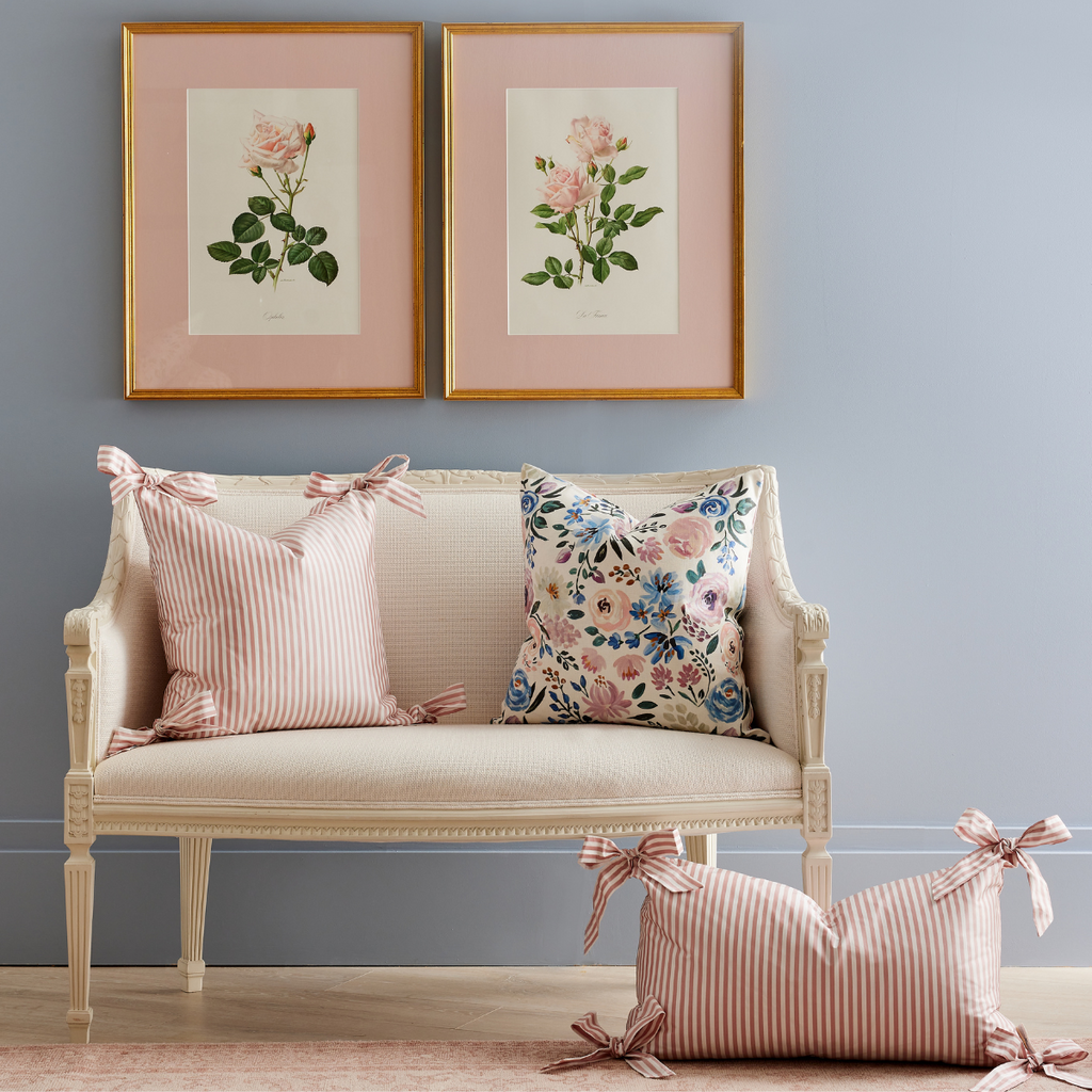 Decorative Pillow Cover Set, English Garden for Sofas, Beds and Living Room Accents, 4 Size Options image 4