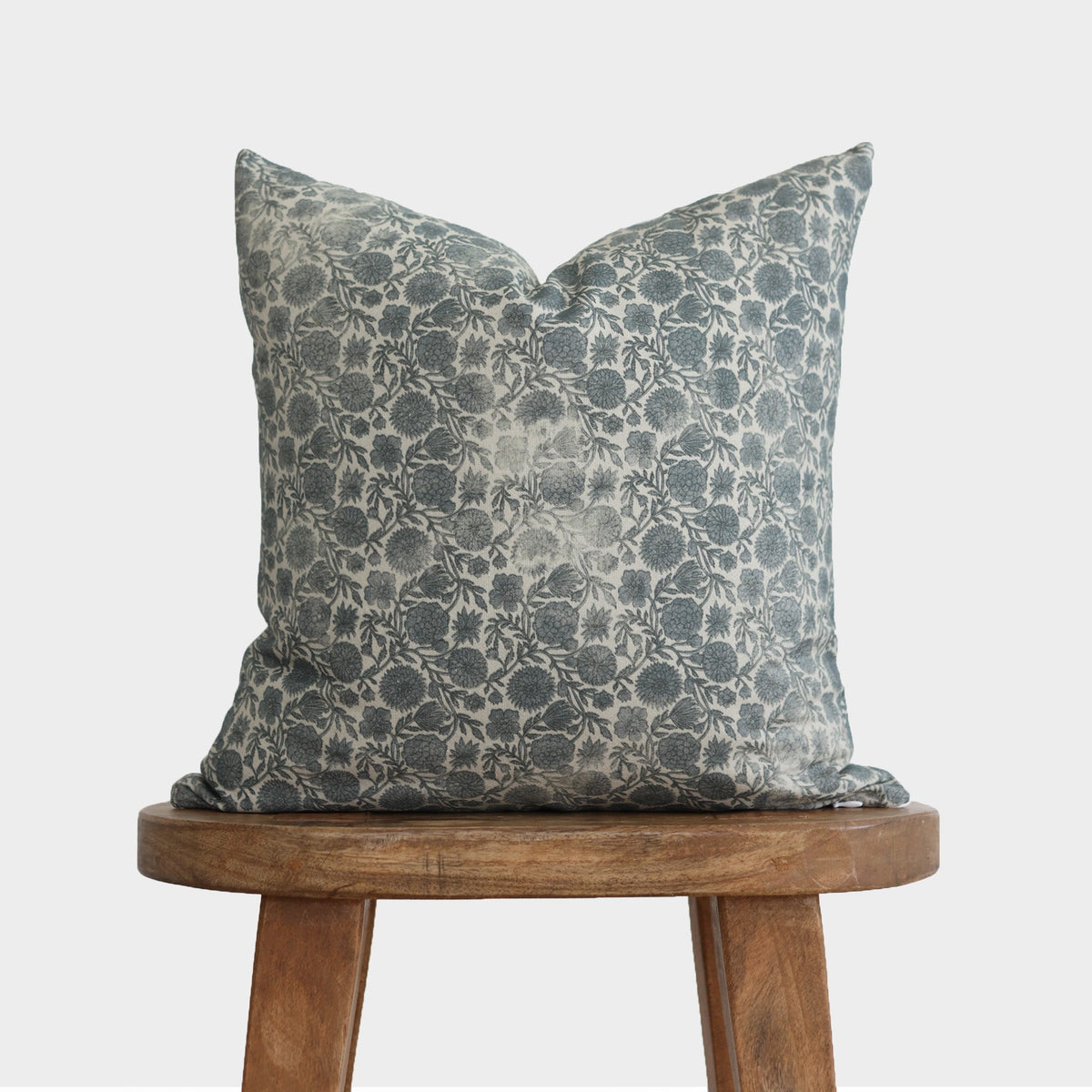Decorative Pillow Cover, Gracie in Blue 18" 20" 22" 24", Lightweight Design, Machine-Washable Care for Sofas, Beds and Living Room Accents image 4