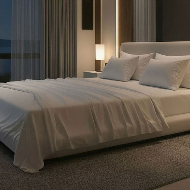 Bed Sheet Set, Nightfall, Cooling Comfort, Lightweight Design for Master Bedrooms, Guest Beds and Daily Use, 5 Sizes and 5 Colors image 4
