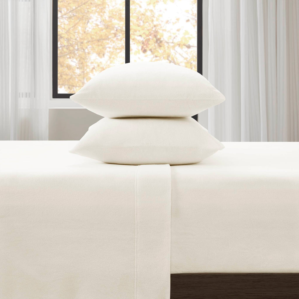 Bed Sheet Set, Micro Fleece, Machine-Washable Care for Everyday Bedroom Comfort and Guest Rooms, 6 Sizes and 15 Colors image 4