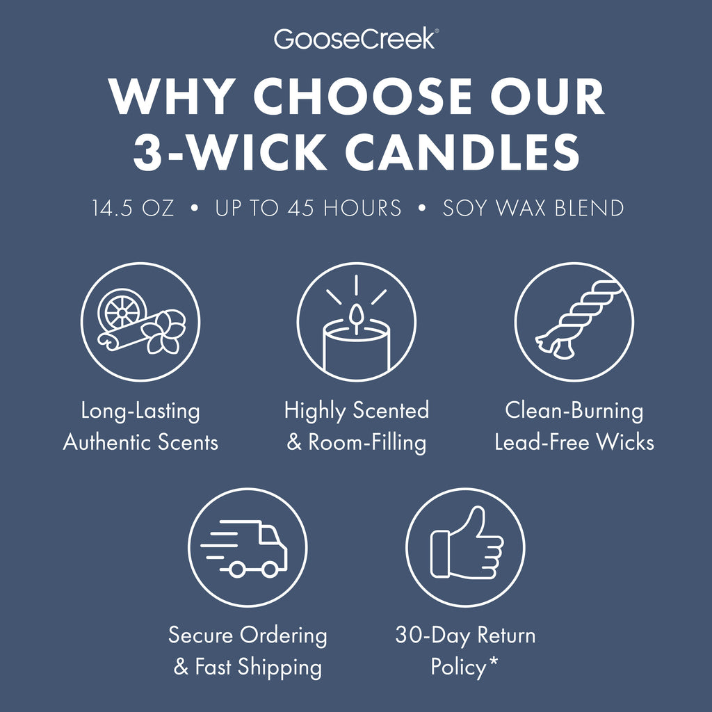 Decorative Candle, 3 Wick for Living Rooms, Bedrooms and Relaxing Evenings, Designed for Entryways, Mantels and Everyday Home Ambience image 4