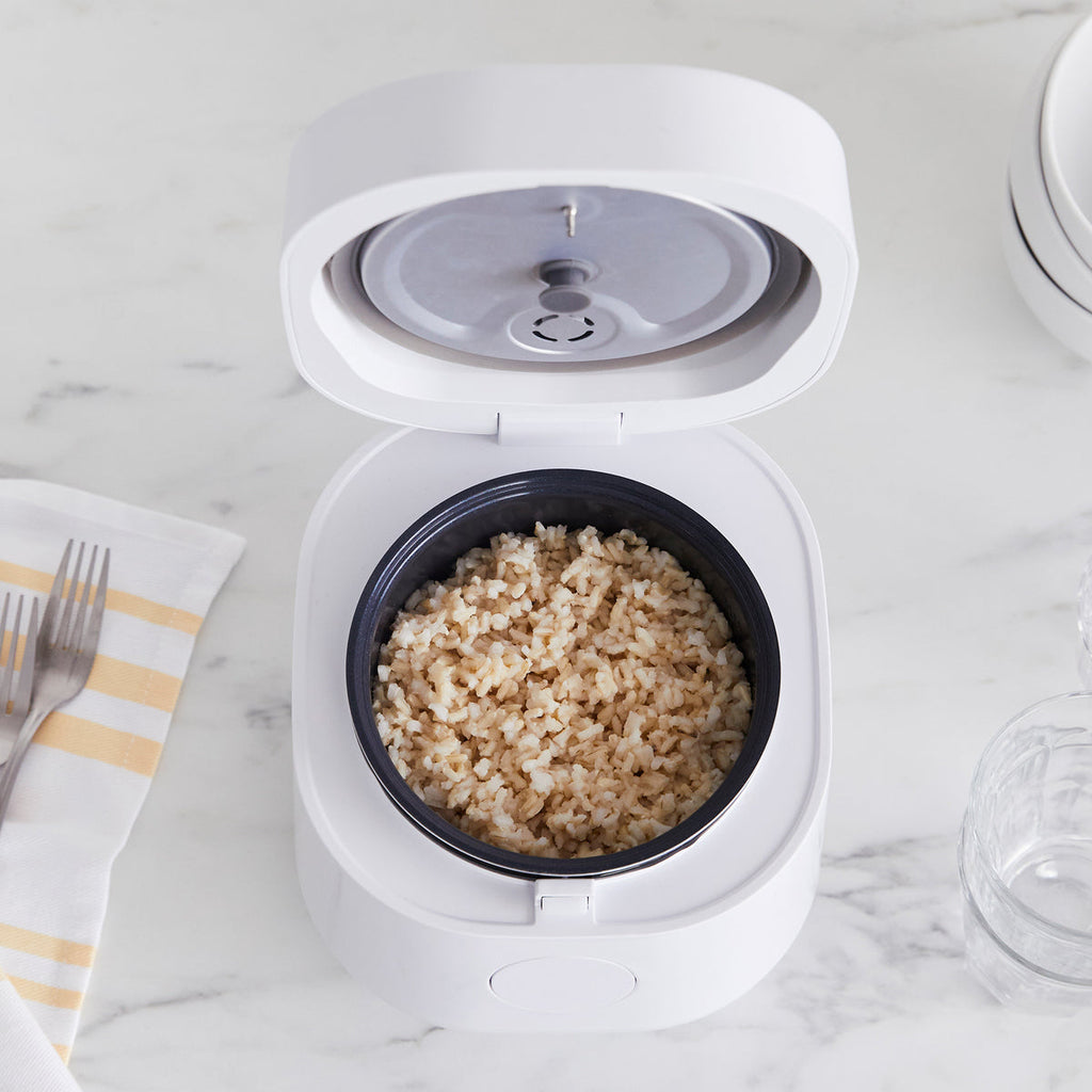 Drinkware, GreenLife 4 Cup Rice & Grains Cooker White for Everyday Drinks, Home and Entertaining image 4