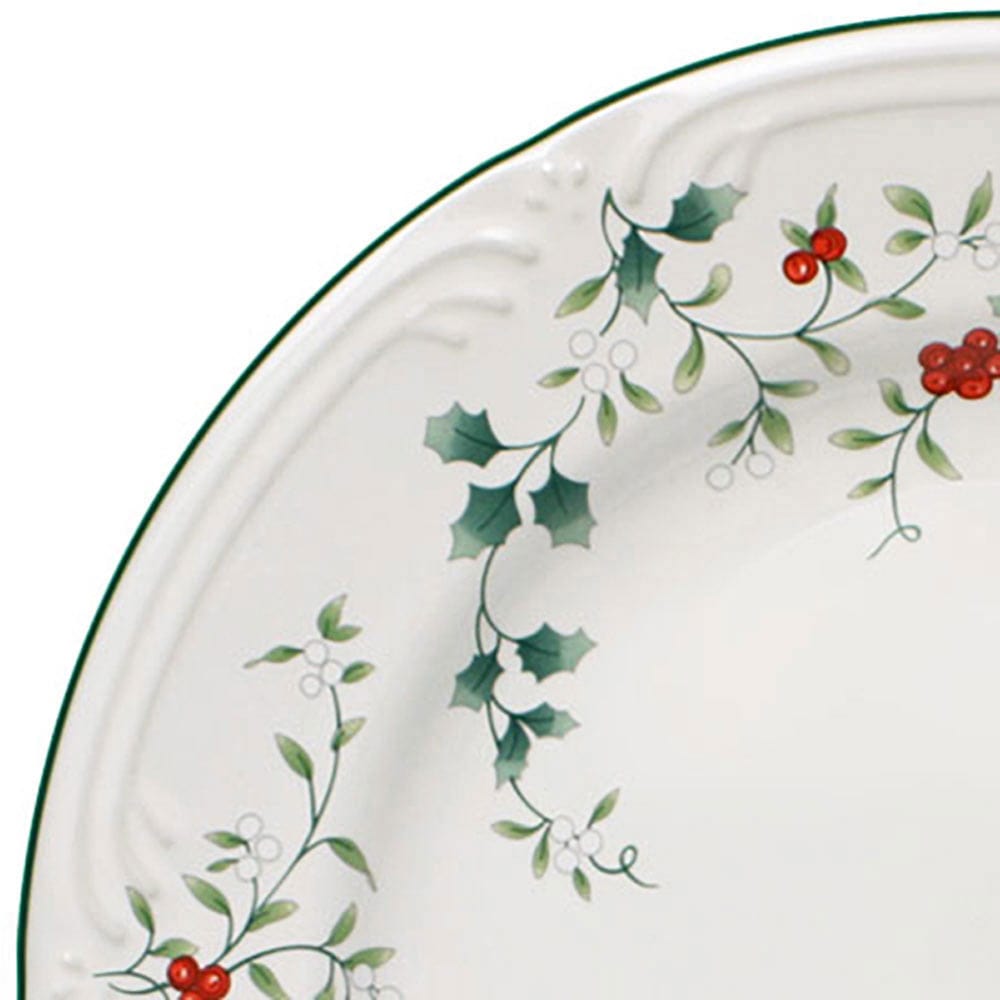 Dinnerware, Winterberry 16 Piece Set, Service for 4, Dishwasher-Safe Care for Family Dining, Serving and Entertaining image 4