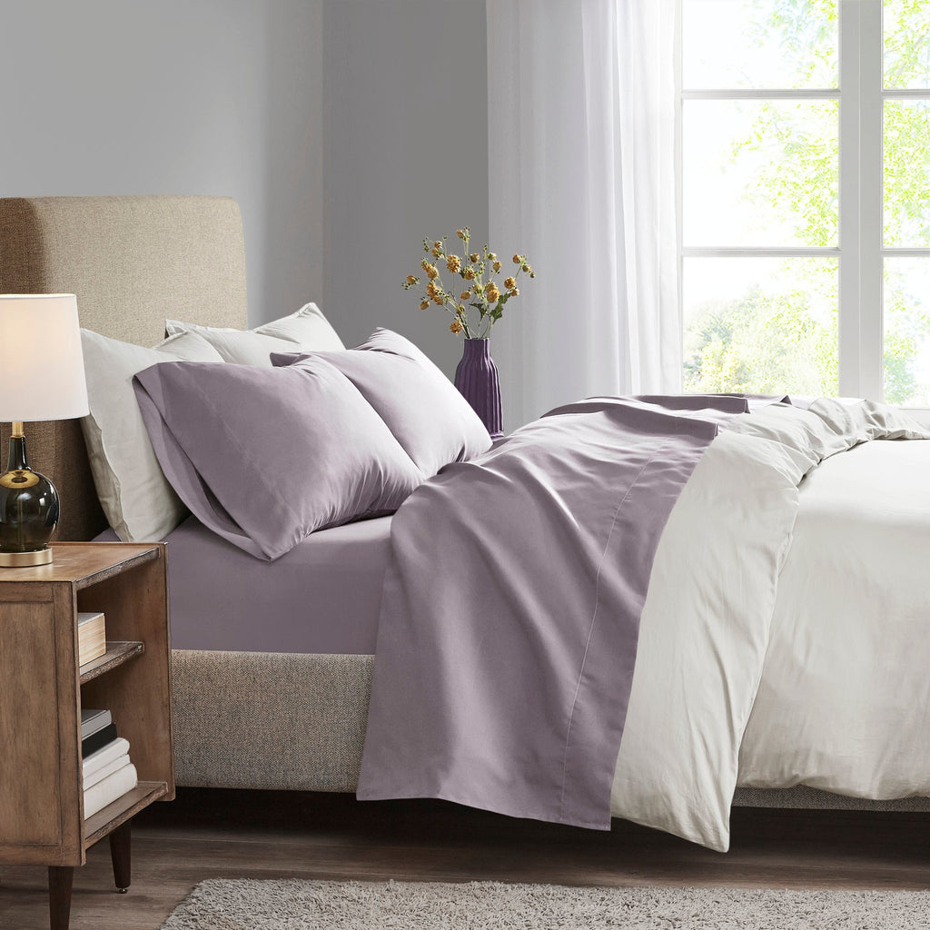 Bed Sheet Set, 3M Microcell Luxurious Brushed Microfiber Deep, Lightweight Design for Master Bedrooms, Guest Beds and Daily Use image 4