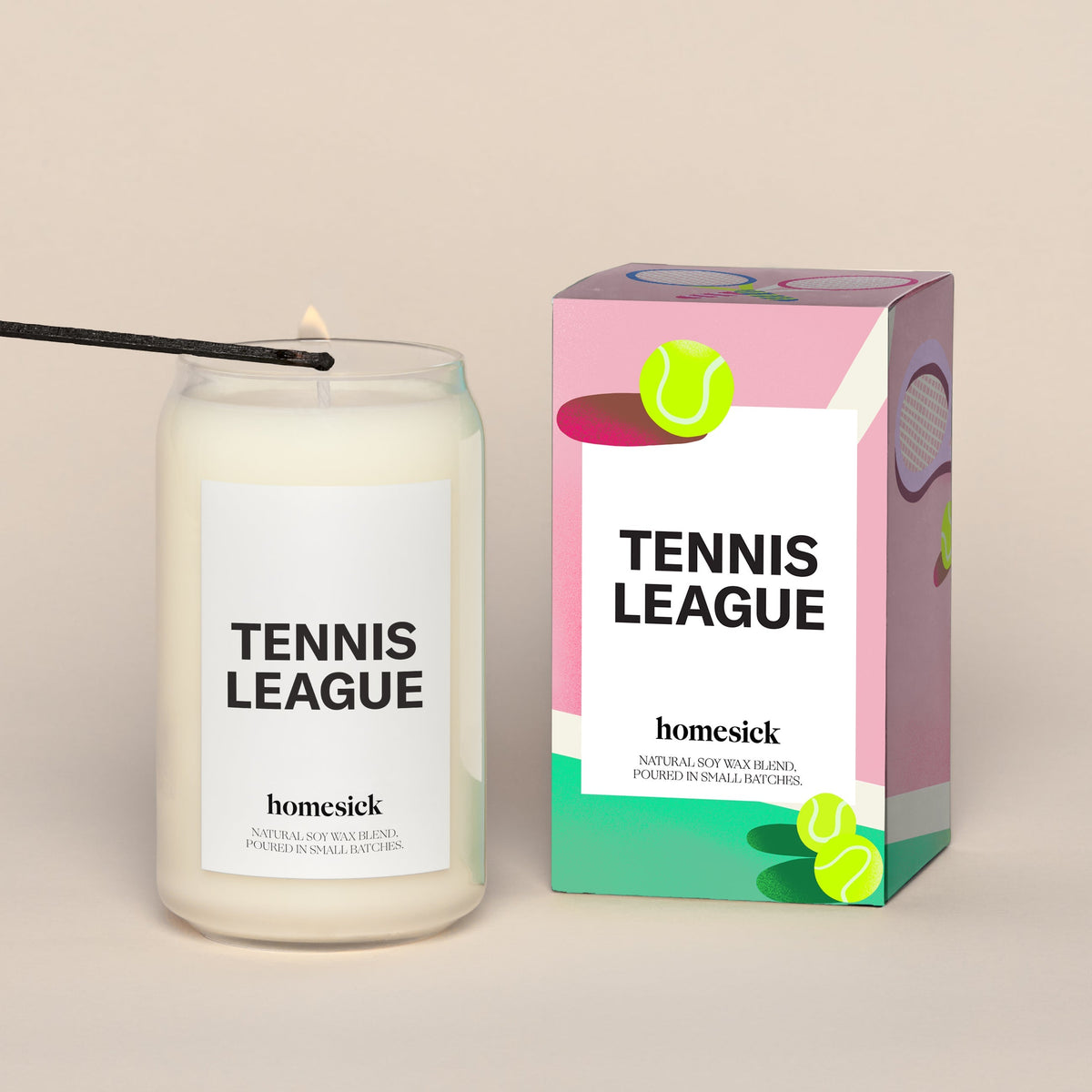 Scented Candle, Tennis League for Living Room Ambience, Mantel Displays and Home Fragrance image 4