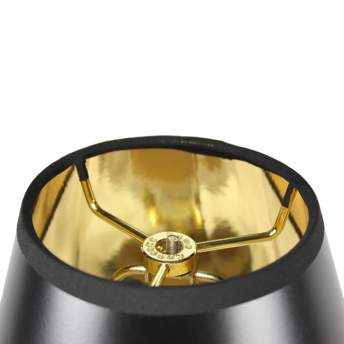 Lamp Shade, 10"W x 9"H Black Parchment Empire for Table Lamps, Floor Lamps and Home Lighting image 4