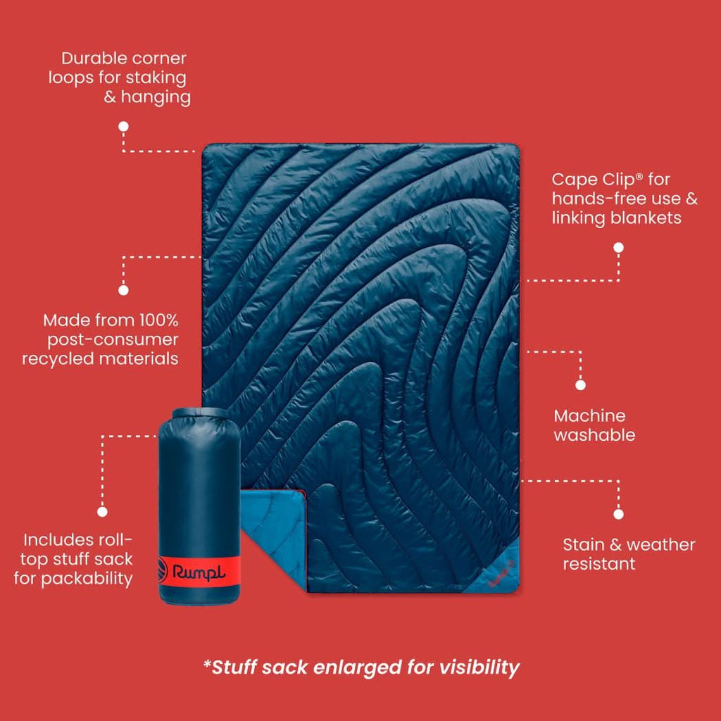 Puffy Blanket, Original Deepwater, Weather-Resistant Shell for Camping, Cabins and Outdoor Relaxation image 4