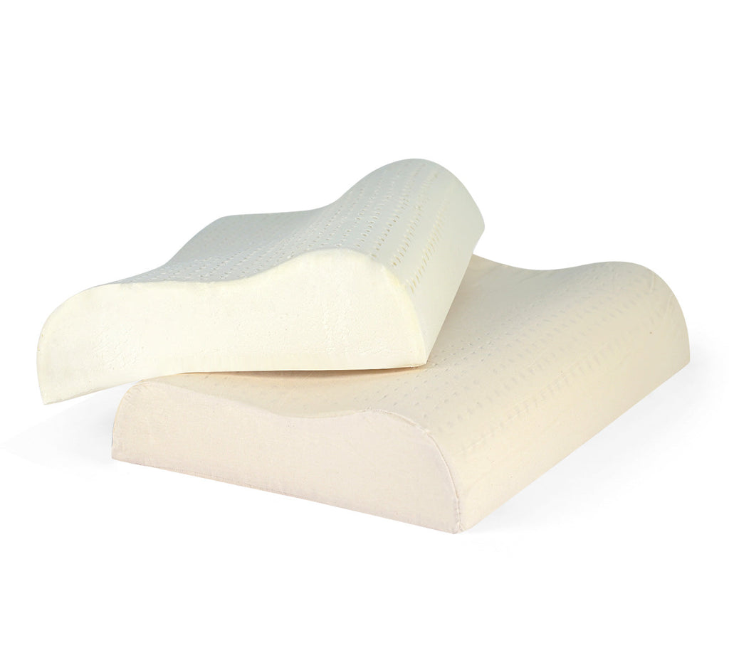 Bed Pillow, Organic Latex Contour, Cooling Comfort for Everyday Sleep and Guest Room Bedding, 2 Firmness Options image 4