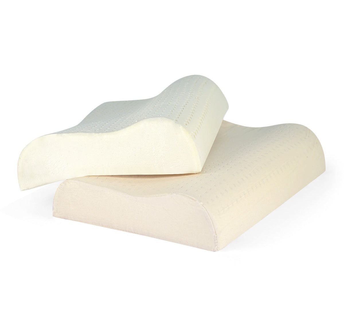 Bed Pillow, Organic Latex Contour, Cooling Comfort for Everyday Sleep and Guest Room Bedding, 2 Firmness Options image 4