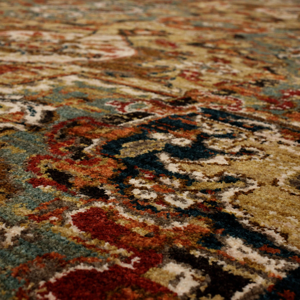 Area Rug, Spice Market Dhahar Aquamarine for Living Rooms, Bedrooms and Entryways, 5 Size Options image 4