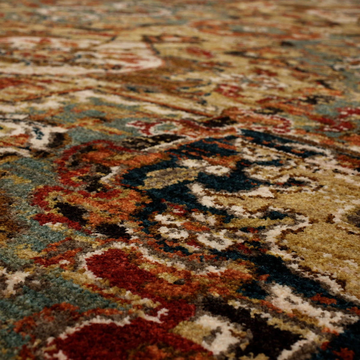 Area Rug, Spice Market Dhahar Aquamarine for Living Rooms, Bedrooms and Entryways, 5 Size Options image 4